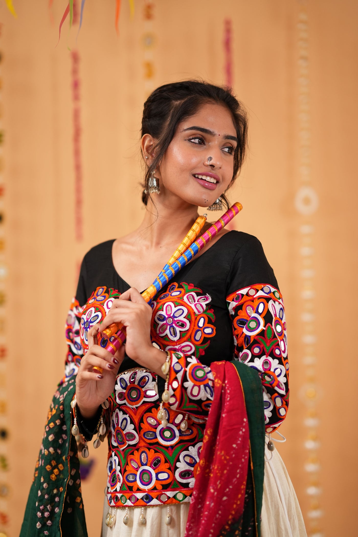 Ivory Lehenga with Vinatge Embroidery