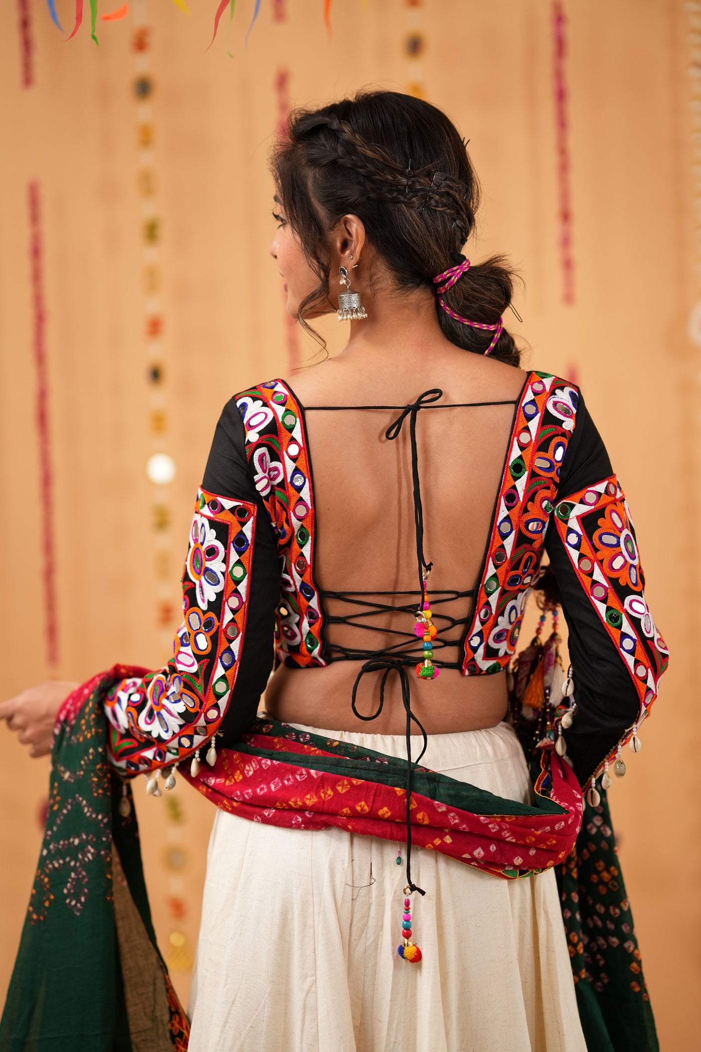 Ivory Lehenga with Vinatge Embroidery