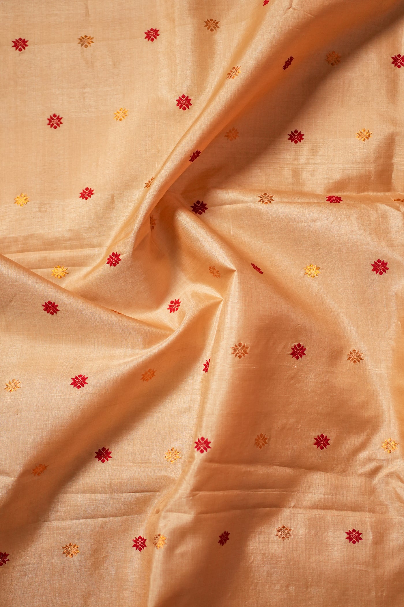 Kaziranga Forest Inspired Assamese Tussar Silk Saree