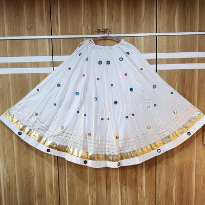 Navratri Lehenga Skirts with Mirror Works