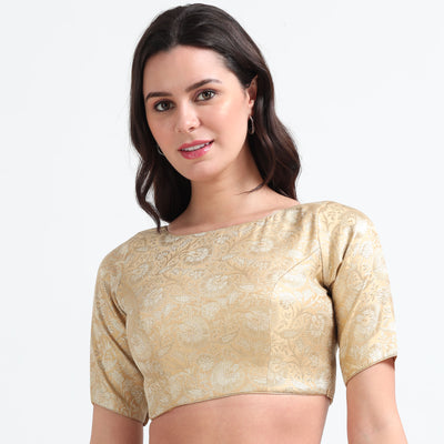 Brocade Readymade Saree Blouse