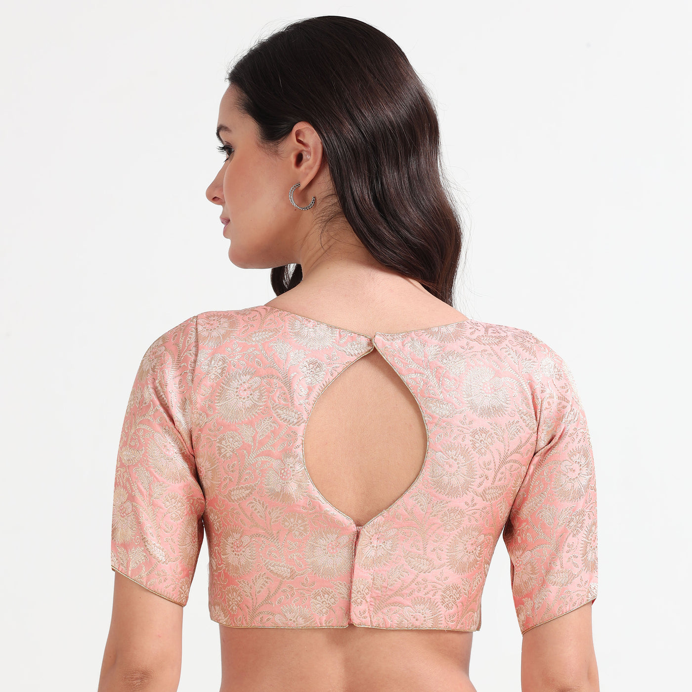 Brocade Readymade Saree Blouse