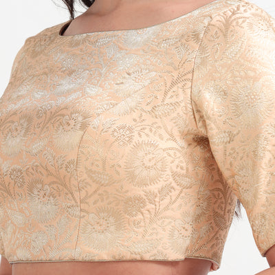 Brocade Readymade Saree Blouse