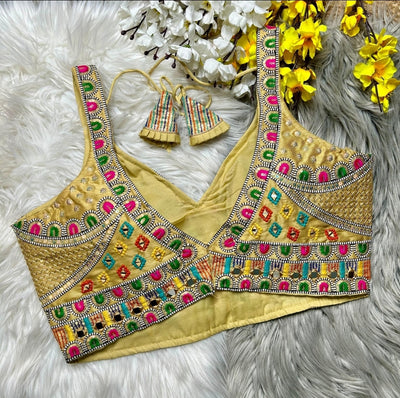 Navratri Special Sleeveless Blouse Choli