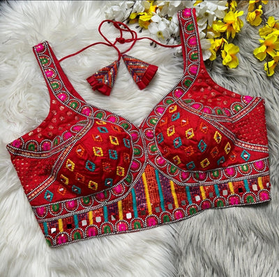 Navratri Special Sleeveless Blouse Choli